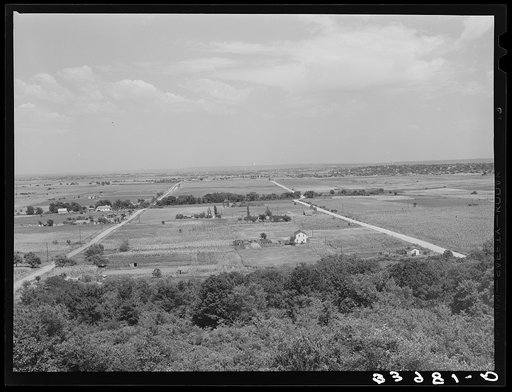 Landscape near Muskogee, Oklahoma