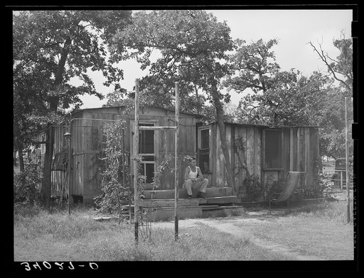 Home of oil field truck driver. Seminole, Oklahoma