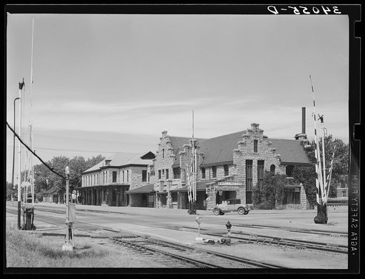 Railroad station. Wellington, Kansas