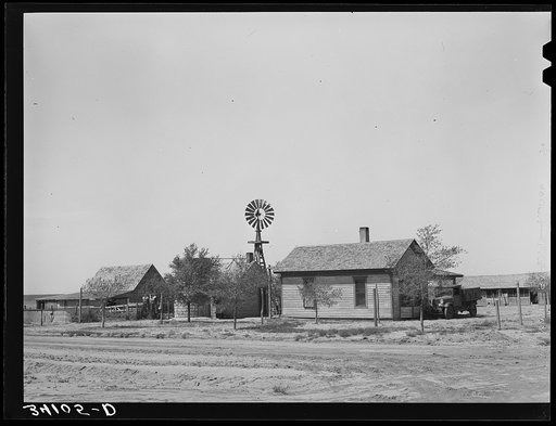 Farmstead. Gray County, Kansas