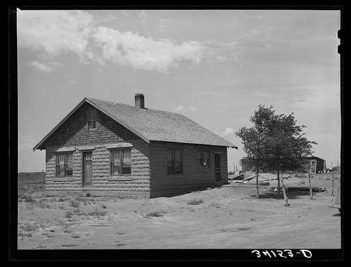 Home of Mr. Bosley and the Bosley reorganization unit. A project commanding FSA (Farm Security Administration) attention. Baca County, Colorado