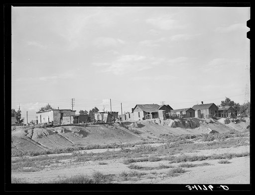 Living quarters of Mexicans at La Junta, Colorado