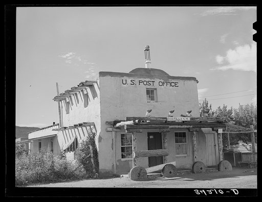 Post office. Costilla, New Mexico