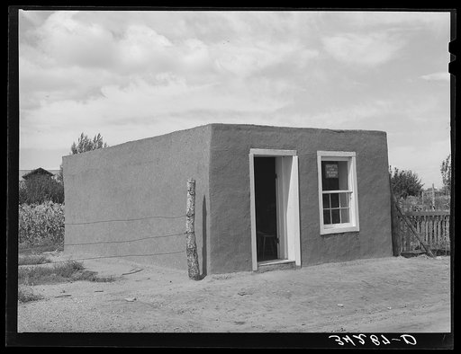 Shop of Spanish-American weaving project. Costilla, New Mexico