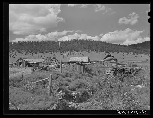 Spanish-American farm at Holman, New Mexico