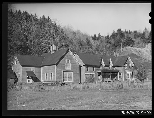 Old farmstead near Bridgewater, Vermont