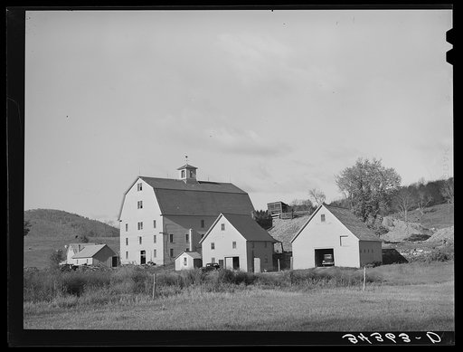 Farmstead on Highway No. 4 near Bridgewater, Vermont