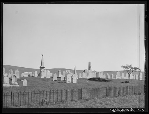 Graveyard along U.S. No. 7 near Arlington, Vermont