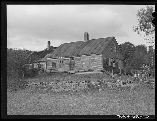 Home of FSA (Farm Security Administration) client. Orange County near Bradford, Vermont