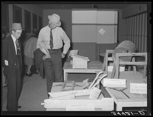 FSA (Farm Security Administration) exhibit at state fair. Dallas, Texas
