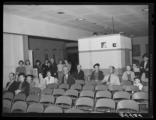 FSA (Farm Security Administration) exhibit at state fair. Dallas, Texas