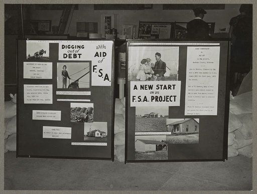 FSA (Farm Security Administration) exhibit at state fair. Dallas, Texas