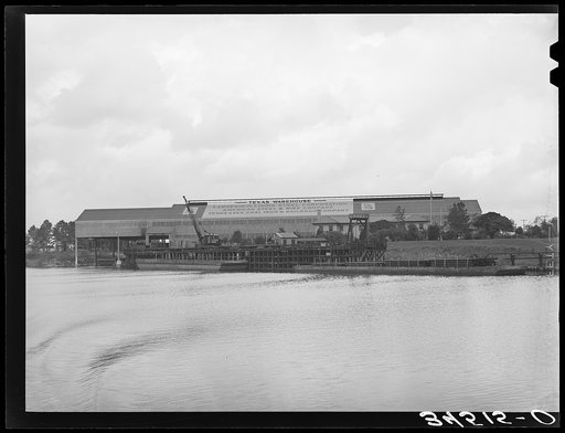 Warehouse. Port of Houston, Texas