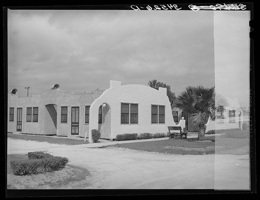 Detail of tourist camp. Corpus Christi, Texas
