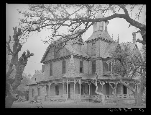 Untitled photo, possibly related to: Old mansion. Comanche, Texas