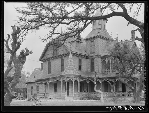 Old mansion. Comanche, Texas