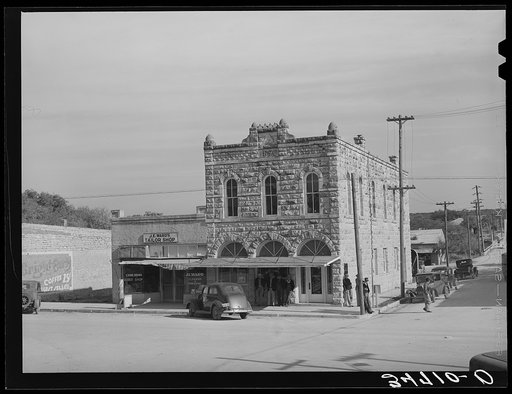 Bank corner. Glen Rose, Texas