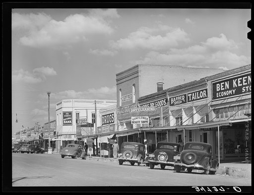 Main street. West, Texas