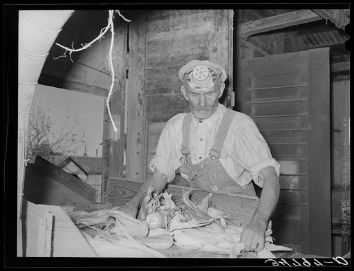 Worker at feed mill. Taylor, Texas