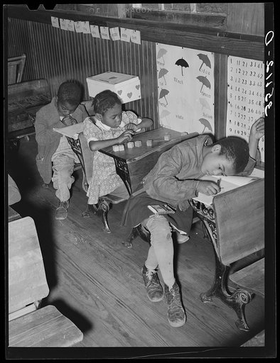 Kindergarden of Negro rural school. Creek County, Oklahoma