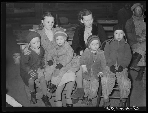 Mothers and children. Farm folks in Creek County, Oklahoma