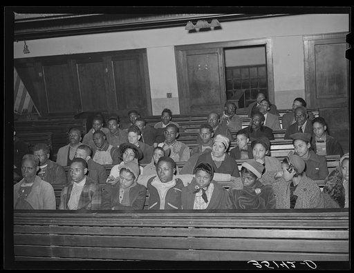 Meeting of UCAPAWA (United Cannery, Agricultural, Packing, and Allied Workers of America) in Bristow, Oklahoma
