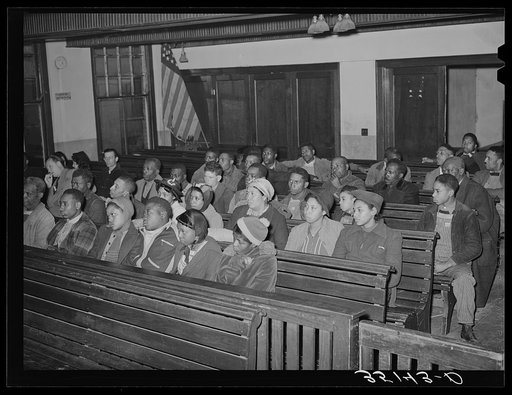 Meeting of UCAPAWA (United Cannery, Agricultural, Packing, and Allied Workers of America) in Bristow, Oklahoma