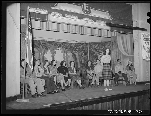 Americanization program, Eufaula, Oklahoma. These are the performers