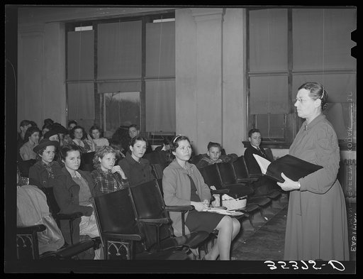 Untitled photo, possibly related to: Meeting of country 4-H Club organization at Eufaula, Oklahoma
