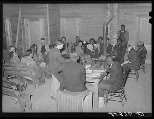 Meeting of agricultural workers union at Tabor, Oklahoma