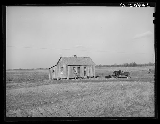 Cabin of Negro farmer in McIntosh County, Oklahoma