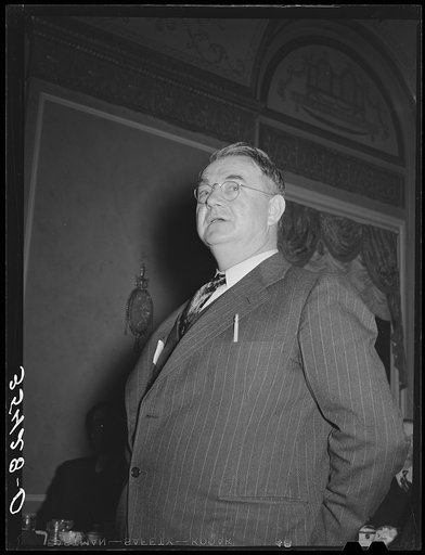 FSA (Farm Security Administration) regional official giving a talk at a district meeting. San Angelo, Texas