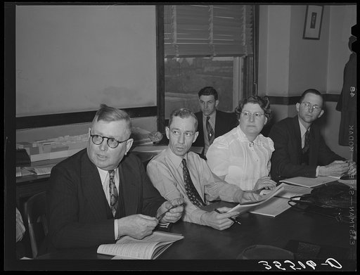 FSA (Farm Security Administration) supervisors at a district meeting at San Angelo, Texas