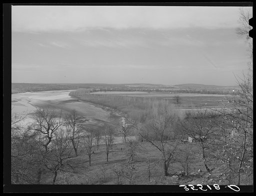 Untitled photo, possibly related to: The Canadian River. McIntosh County, Oklahoma