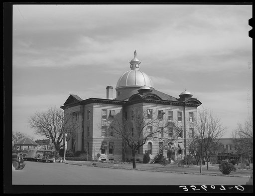 Courthouse at San Marcos. Texas. Hays County