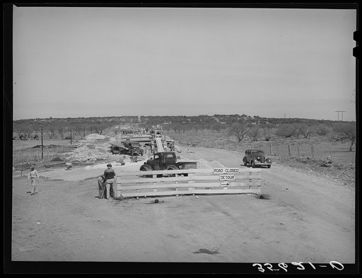 Untitled photo, possibly related to: New road under construction in Menard County, Texas