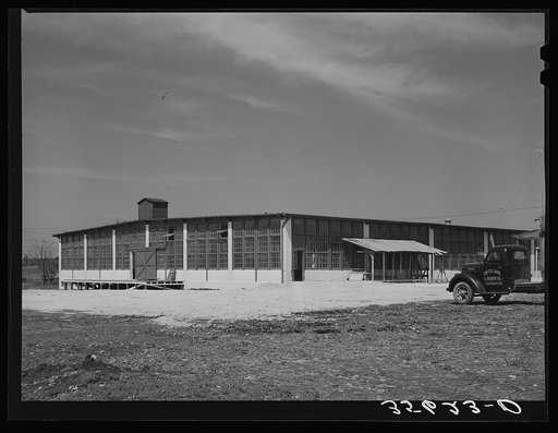 Untitled photo, possibly related to: Wool and mohair scouring plant at San Marcos, Texas