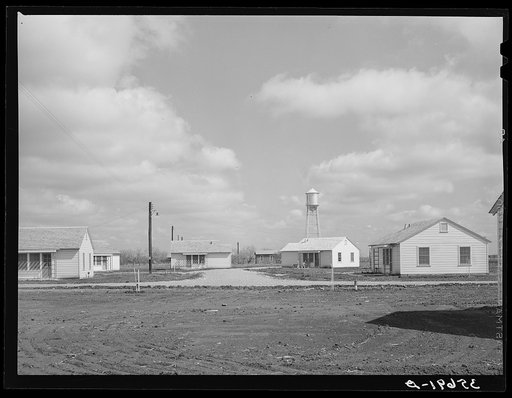Untitled photo, possibly related to: Group of houses for permanent agricultural workers at the migratory labor camp. Robstown, Texas