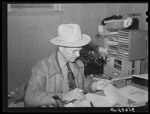 Camp manager of migratory labor camp at Sinton, Texas