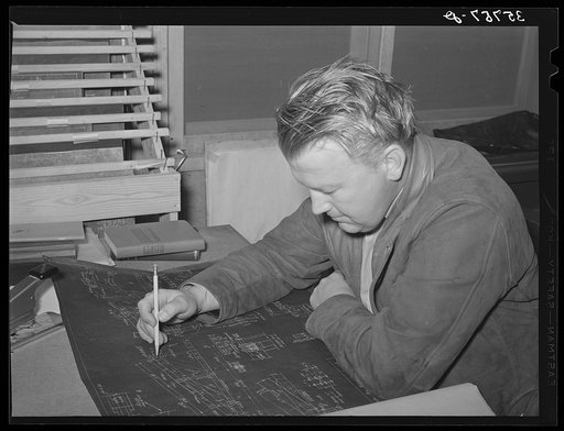 FSA (Farm Security Administration) construction manager of the migratory labor camp at Sinton, Texas
