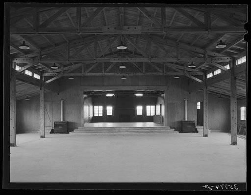Untitled photo, possibly related to: Interior of community building at the migratory labor camp. Sinton, Texas