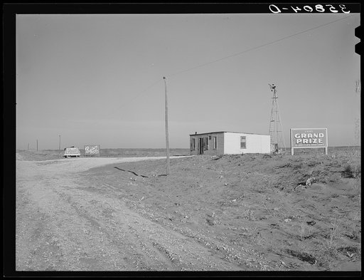 Beer joint on the Texas high plains. Dawson County, Texas