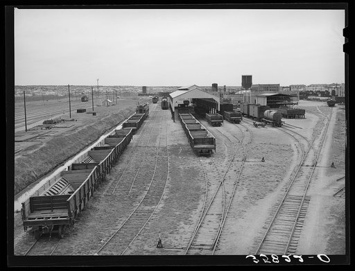 Railroad yards. Big Spring, Texas