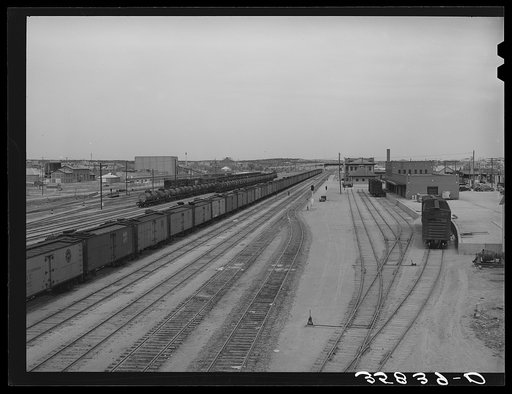 Railroad yards. Big Spring, Texas