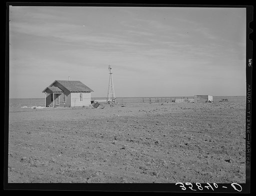 Farmhouse. Gaines County, Texas