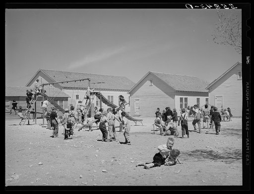 Recess time at grade school in Hobbs, New Mexico