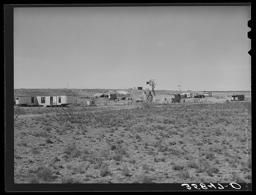 Road workers' camp. Gaines County, Texas