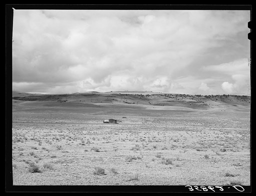 Untitled photo, possibly related to: Isolated house on the range. Catron County, New Mexico
