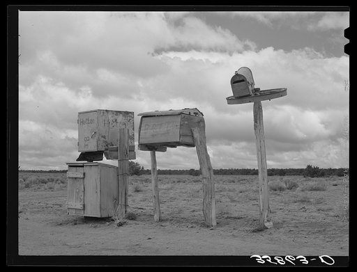 Mailboxes in Catron County, New Mexico