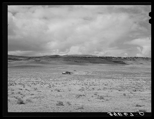 Isolated house on the range. Catron County, New Mexico